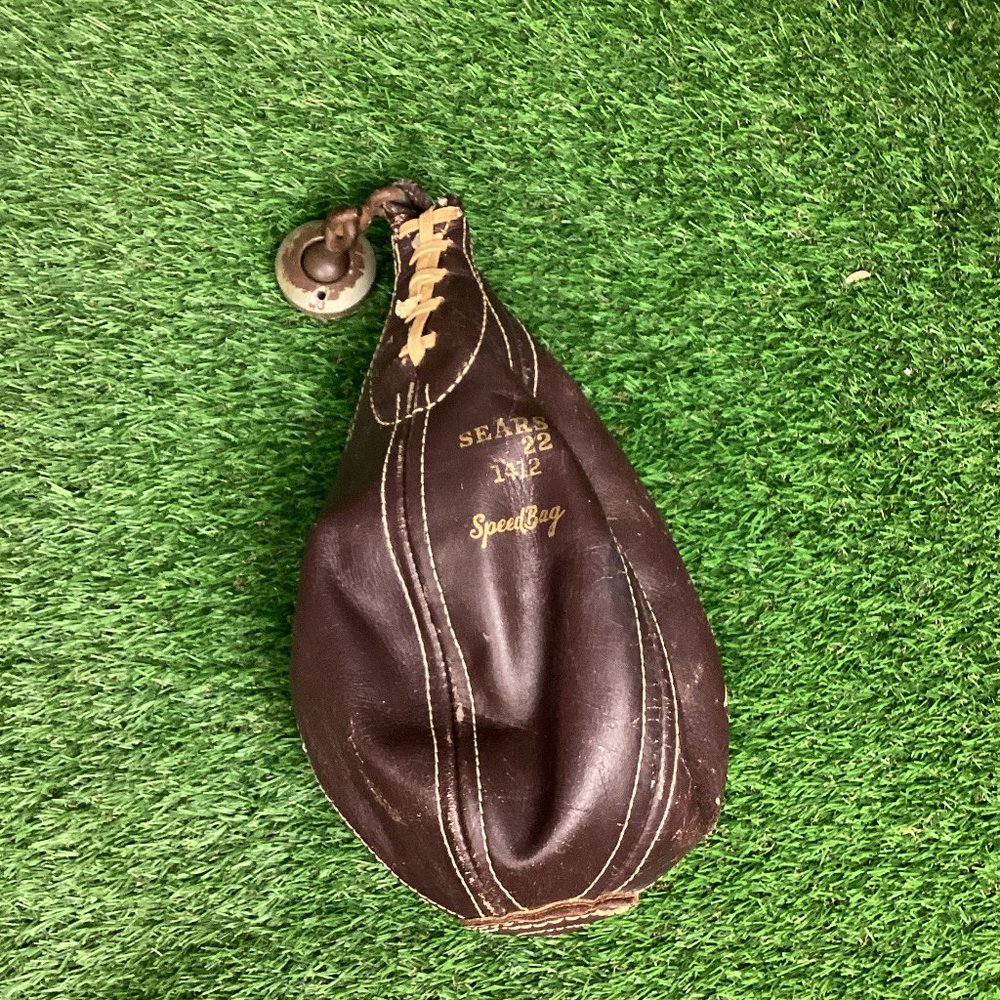 Vintage Sears 22 1412 Punching Speed Bag Leather
